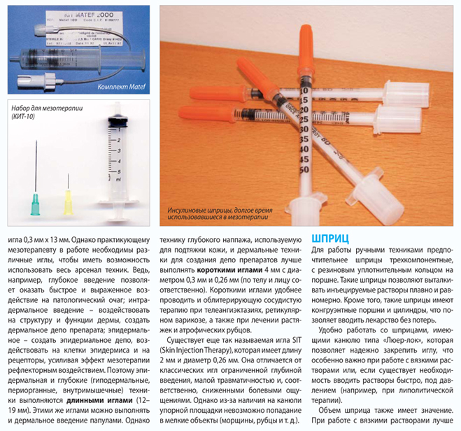 обладнання для мезотерапії